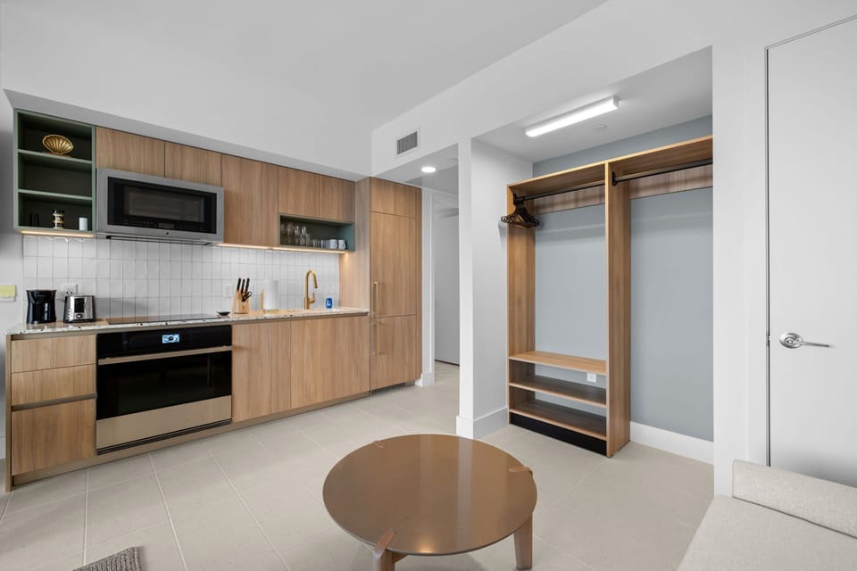 An area to store your suitcases during your stay.