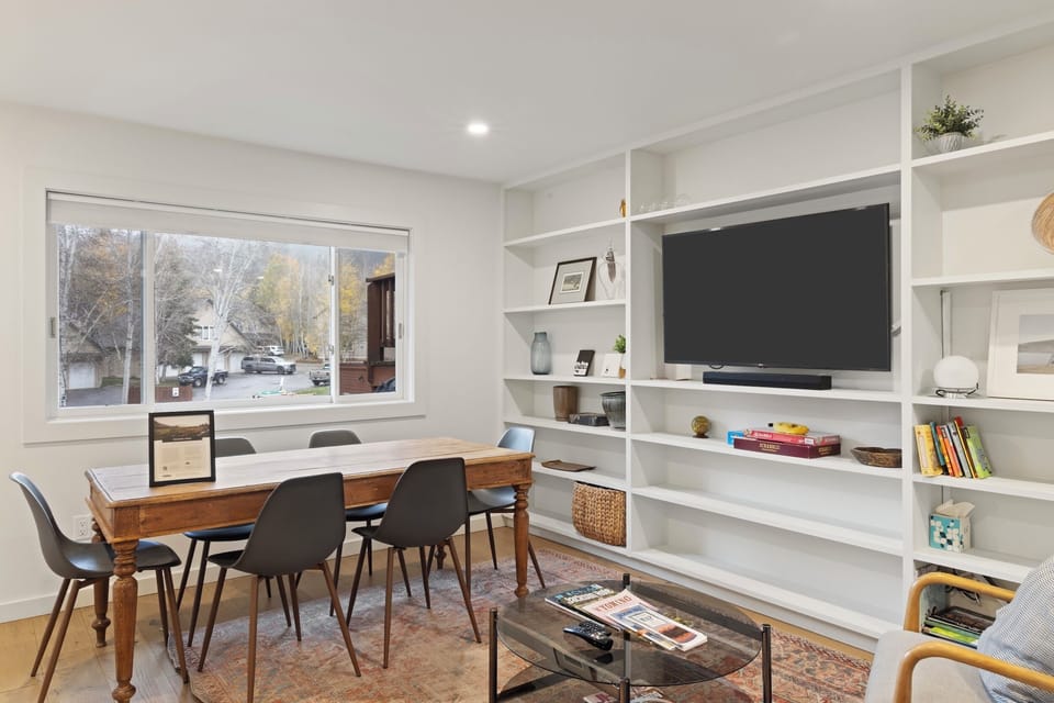 Living Room and Dining Area