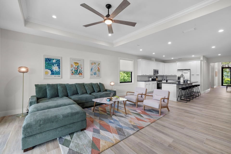 Pets are welcome here at the Botanical Bungalow.