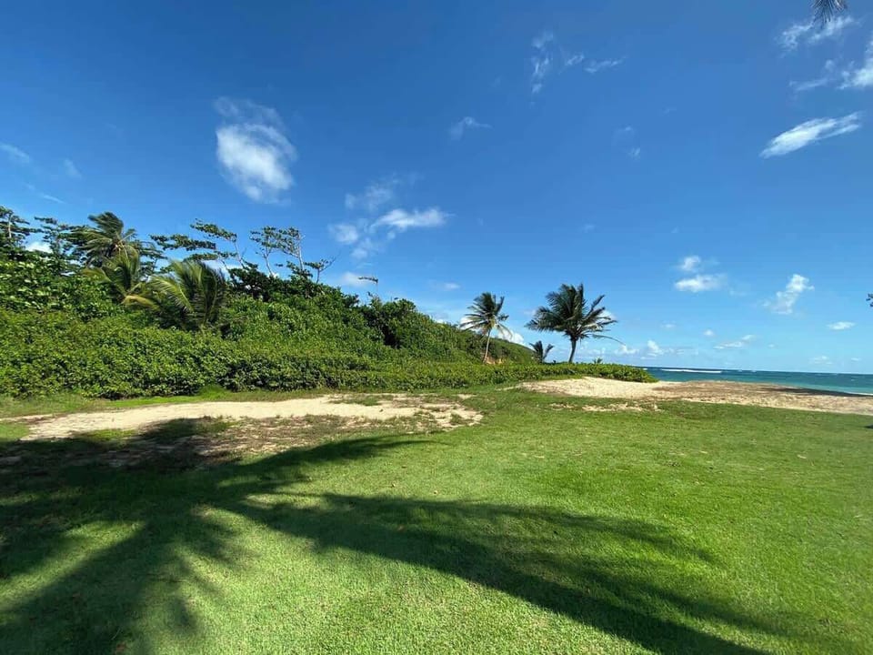 The beach walking distance away from the community.