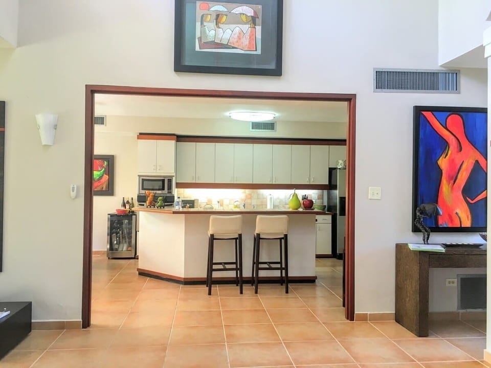 The entry to the dining area