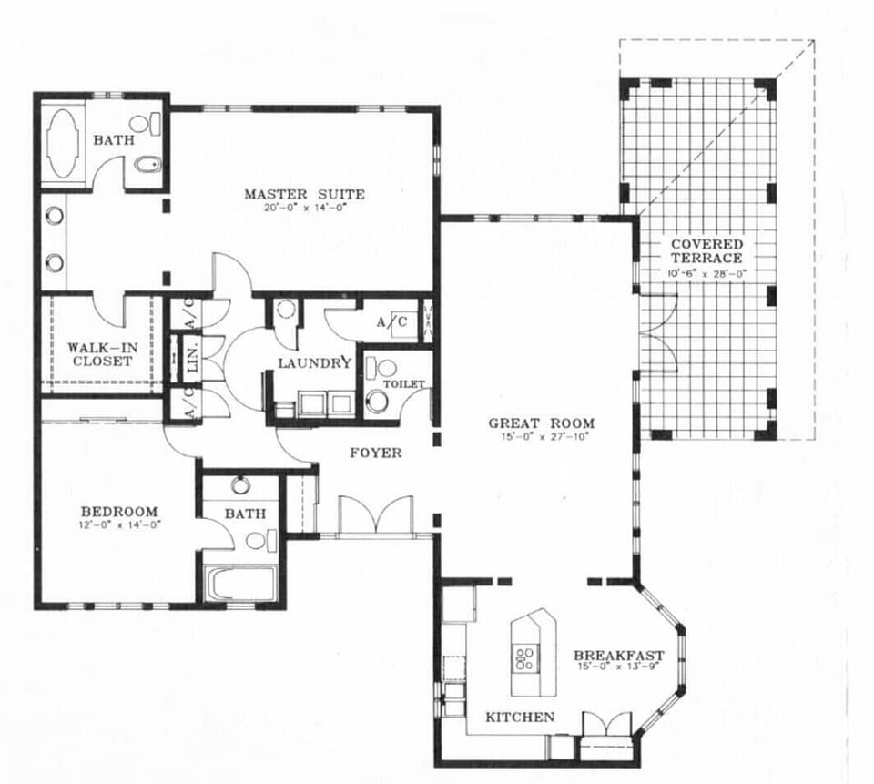 Villa Floor Plan- some details may vary – see actual photos of the space