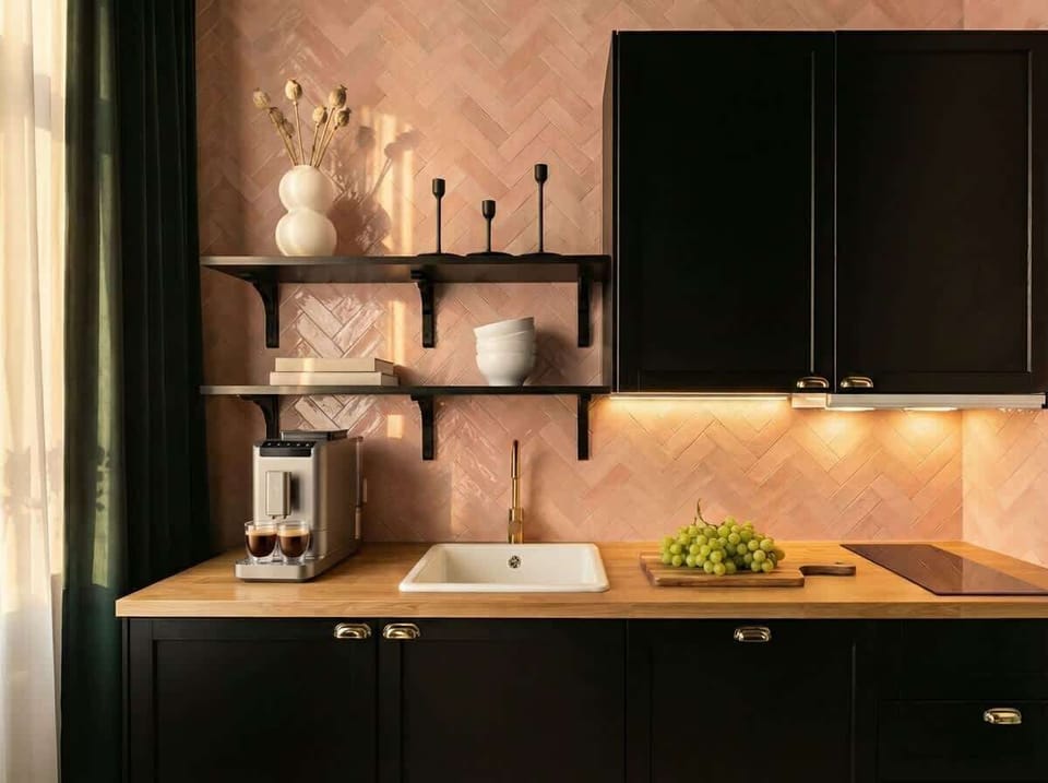 Kitchen is fully equipped with everything you need for basic cooking - please, see the list of amenities
