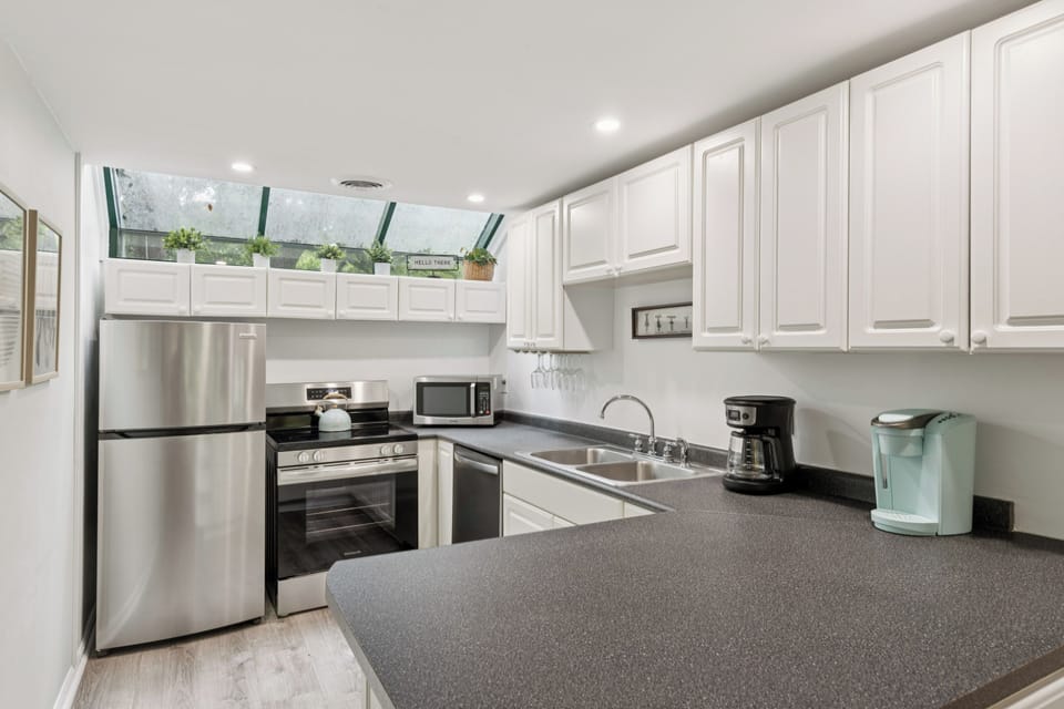 Kitchen featuring stainless steel appliances.