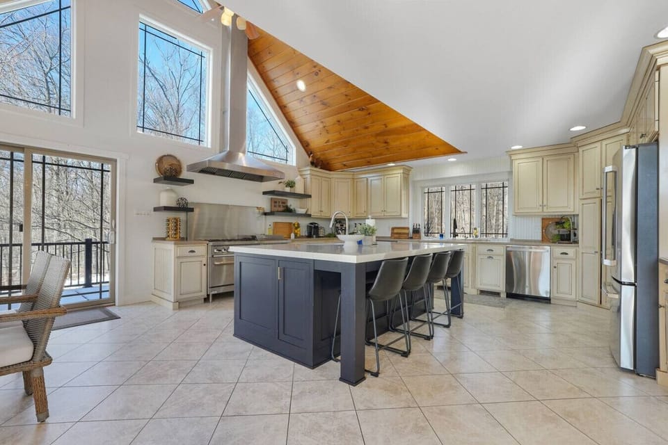 Kitchen with Industrial Sized Double Oven