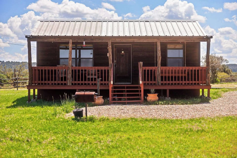 Cabin Exterior with Barbeque Grill