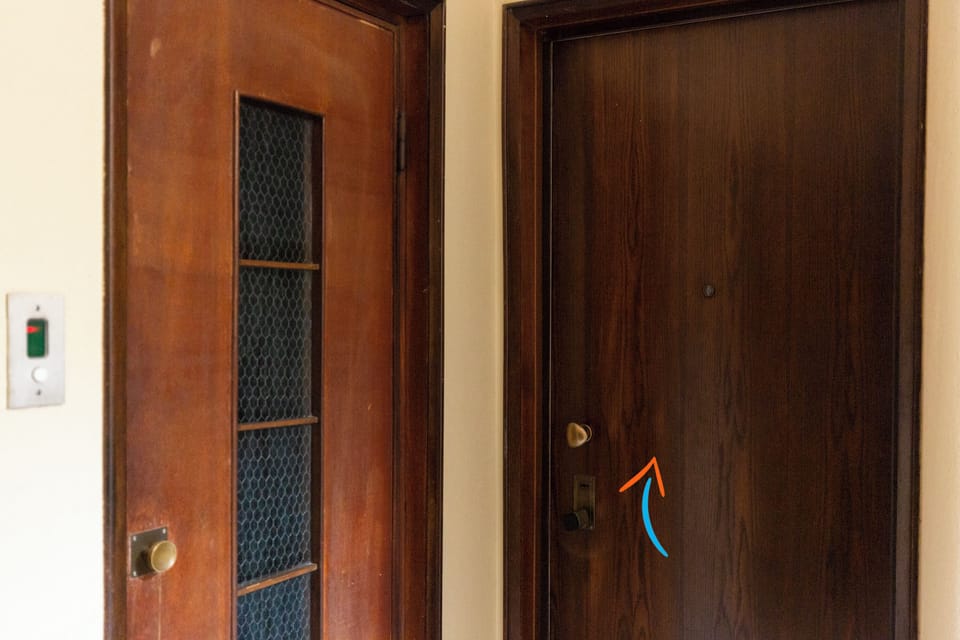Interior entrance