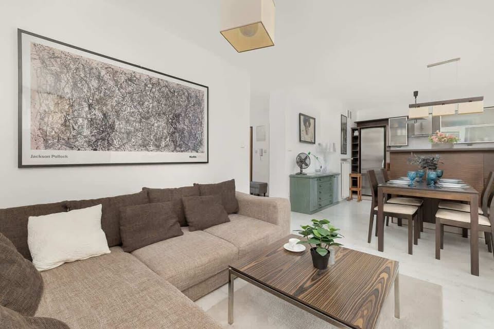 Living room with television.