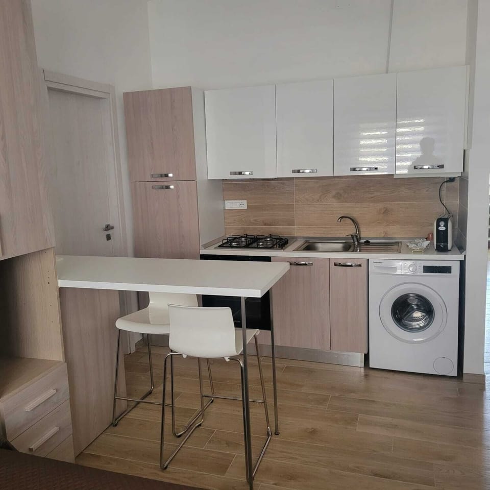Family Apartment | Private kitchen | Fridge, microwave
