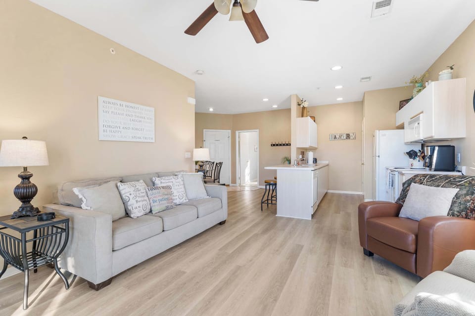 Curl up in the living room & enjoy a cozy movie night at home