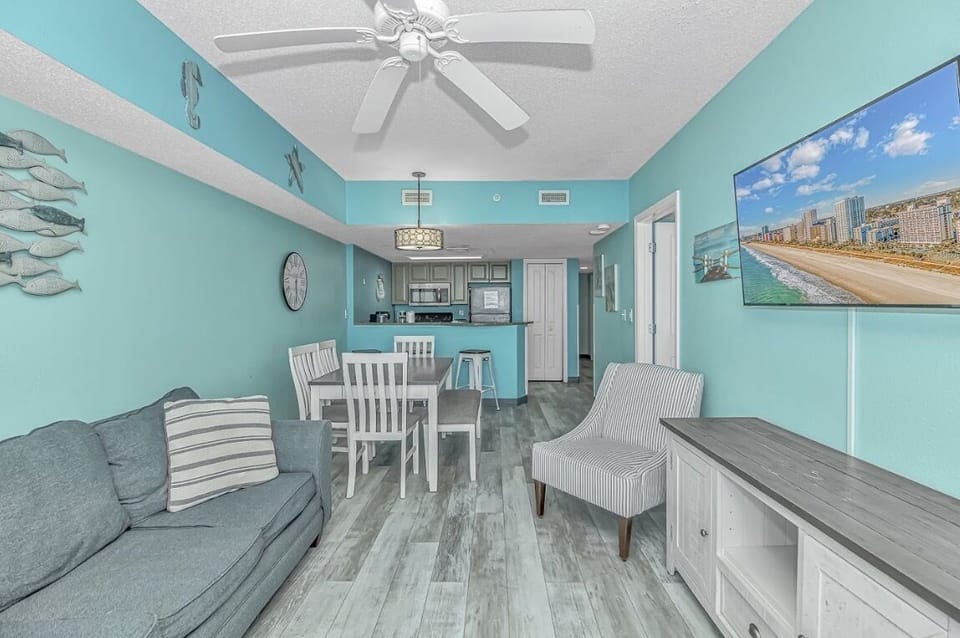 Living and dining space