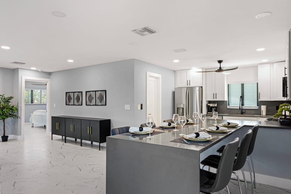 Dining Area Attached to Kitchen