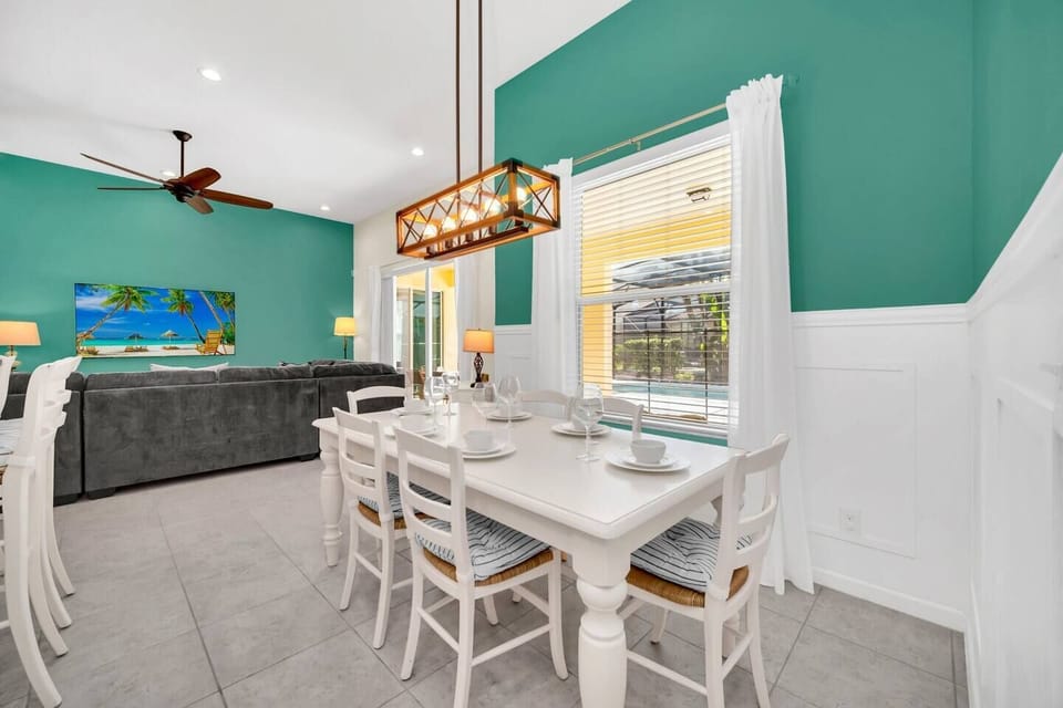 Bright, open-concept living space with a fully equipped kitchen and plenty of room for everyone to gather.