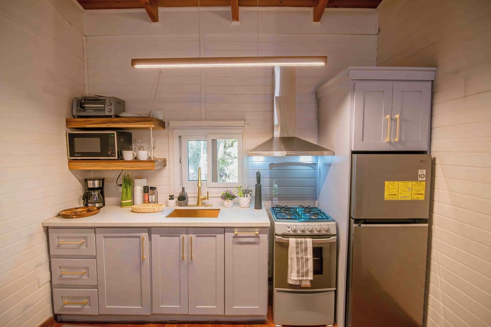 Cook with ease in this well-equipped kitchen, perfect for any meal anytime.