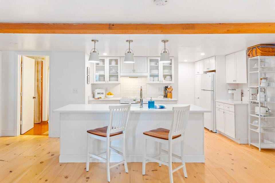 Well-equipped kitchen amenities for all your cooking needs.