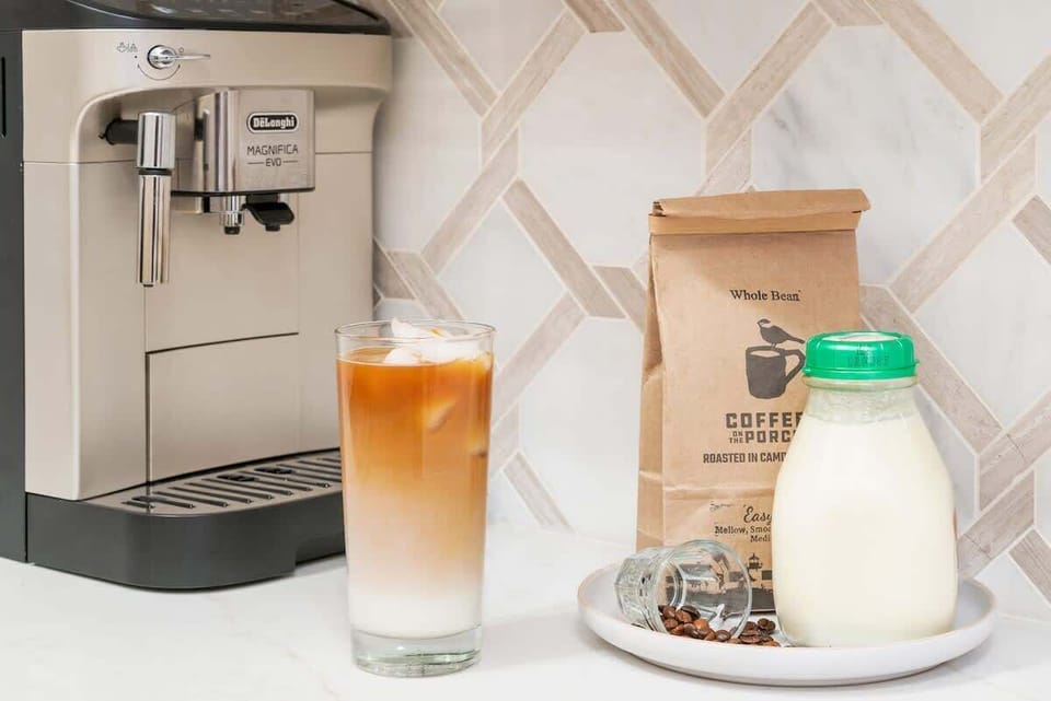 Coffee, decaf, and a variety of teas are available to jumpstart the adventures of the day.