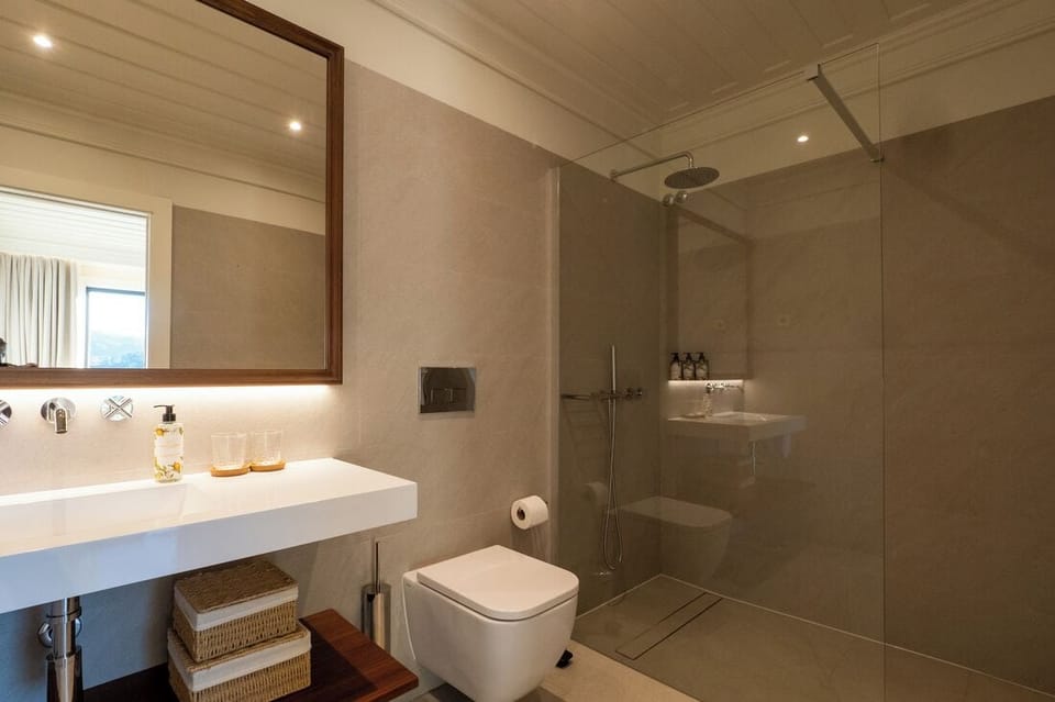 Standard Double or Twin Room, Vineyard View, Poolside | Bathroom | Free toiletries, hair dryer, towels, soap