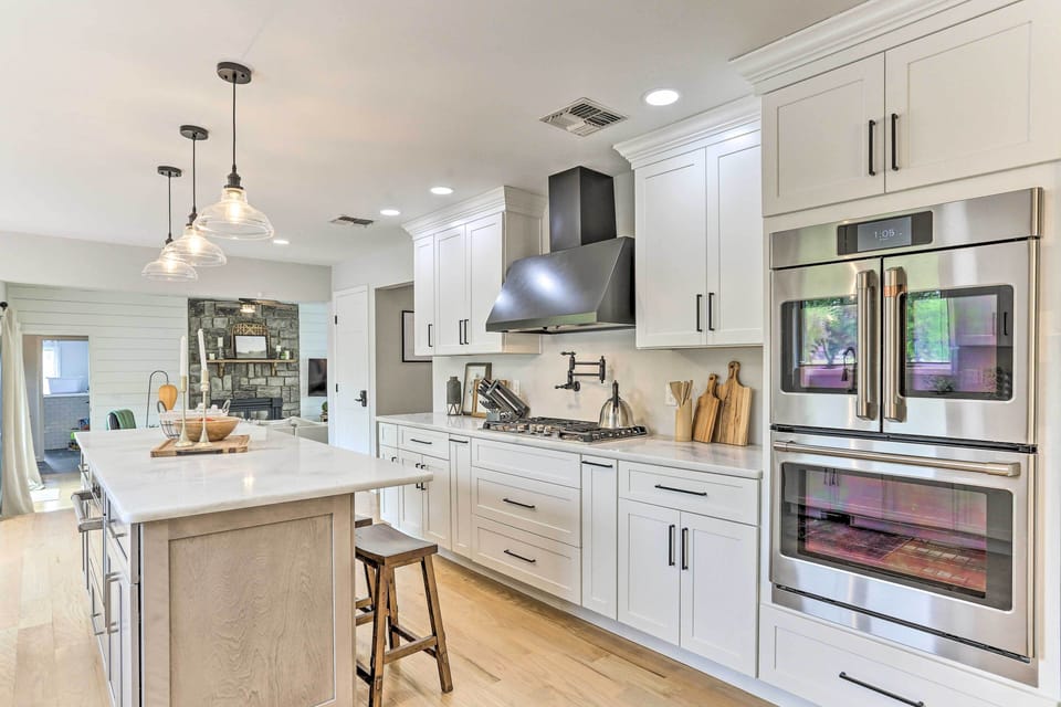 Double Oven and gas range