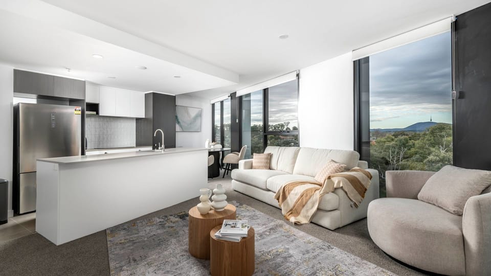 Open-plan living area with inviting ambiance.