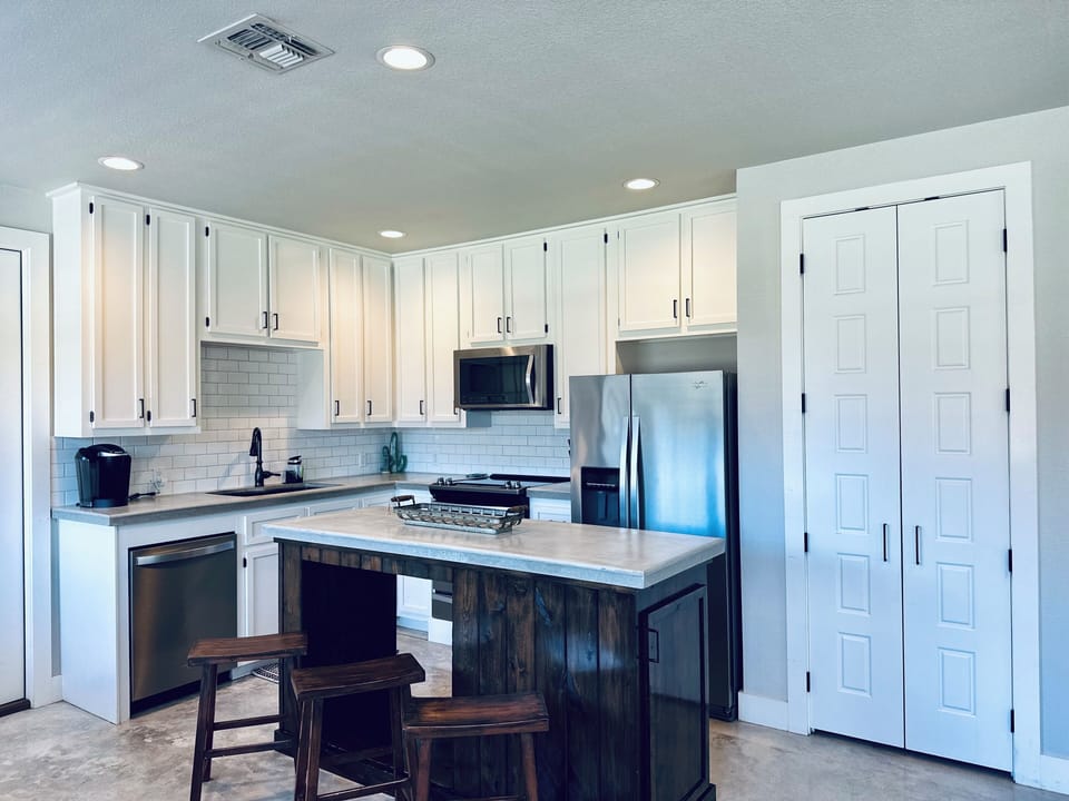 Kitchen view from front door