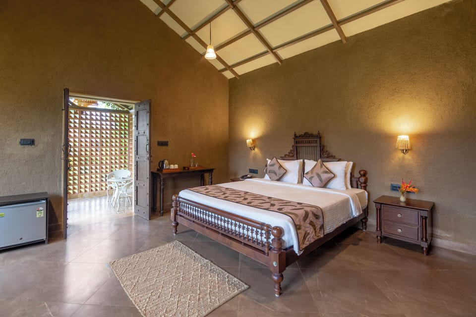 Garden View Villa with Sit Out | Free WiFi, bed sheets