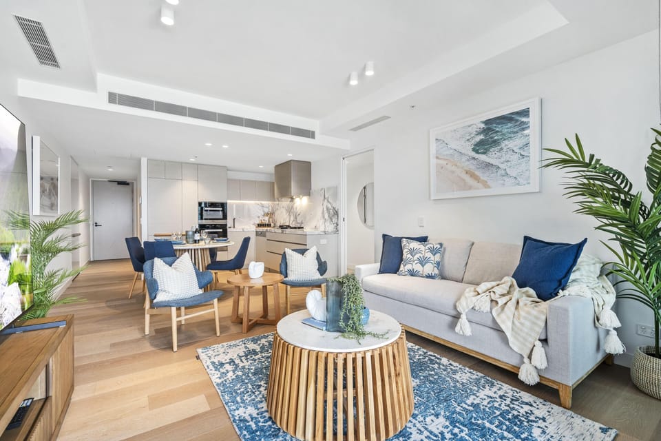 Cozy living area for the guests to relax