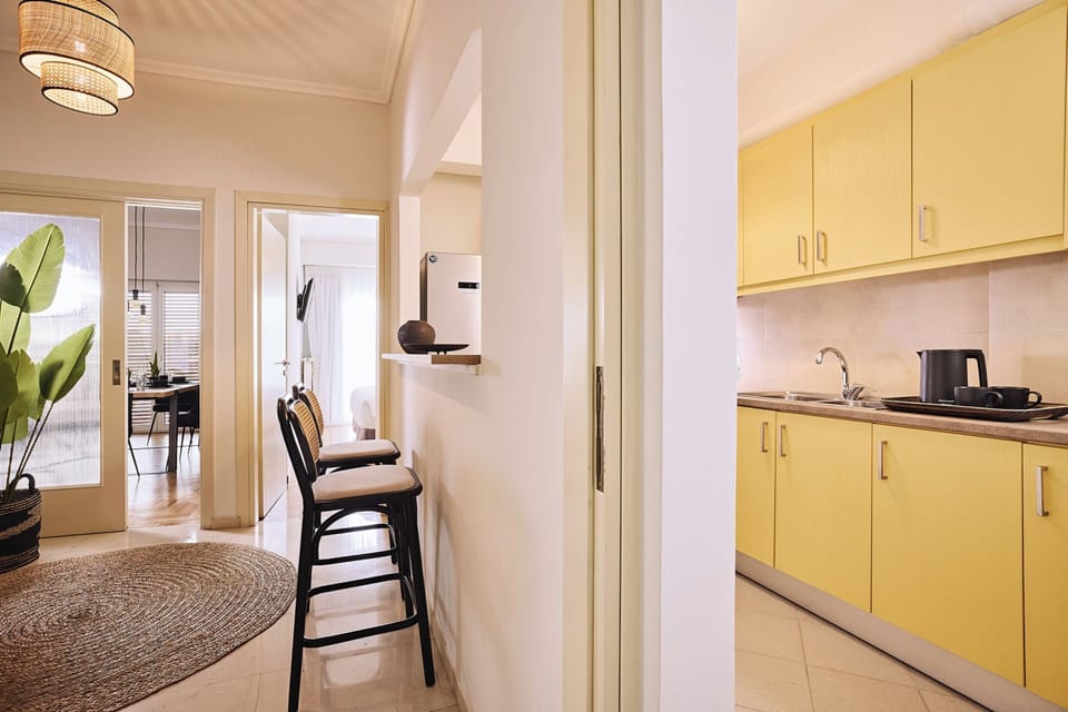 Executive Apartment, Balcony, City View | Private kitchen | Espresso maker, coffee/tea maker, electric kettle, toaster