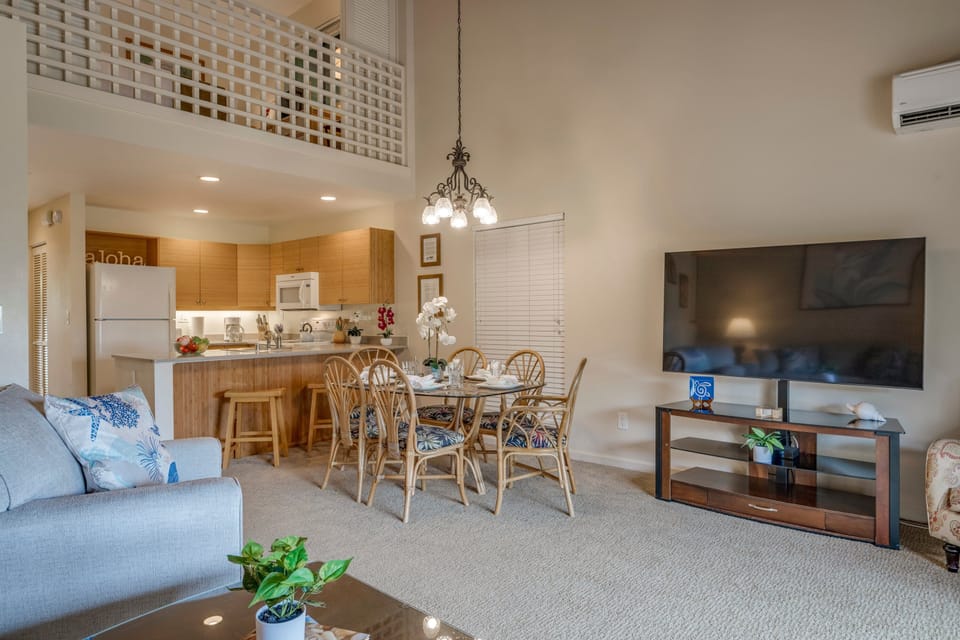 Featuring a comfortable armchair and a large flat-screen TV for your entertainment.