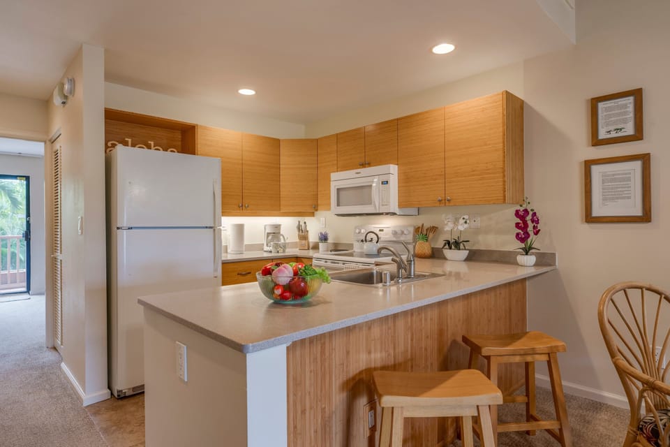 Additional bar seating for two