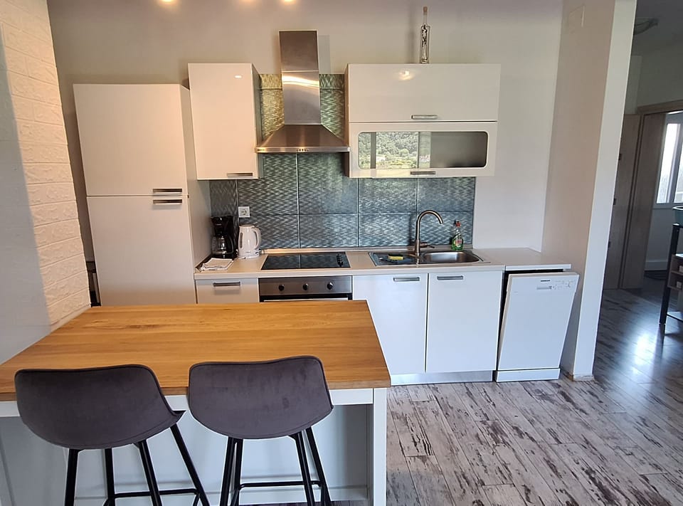 Apartment (One Bedroom Apartment With Sea View) | Private kitchen | Fridge