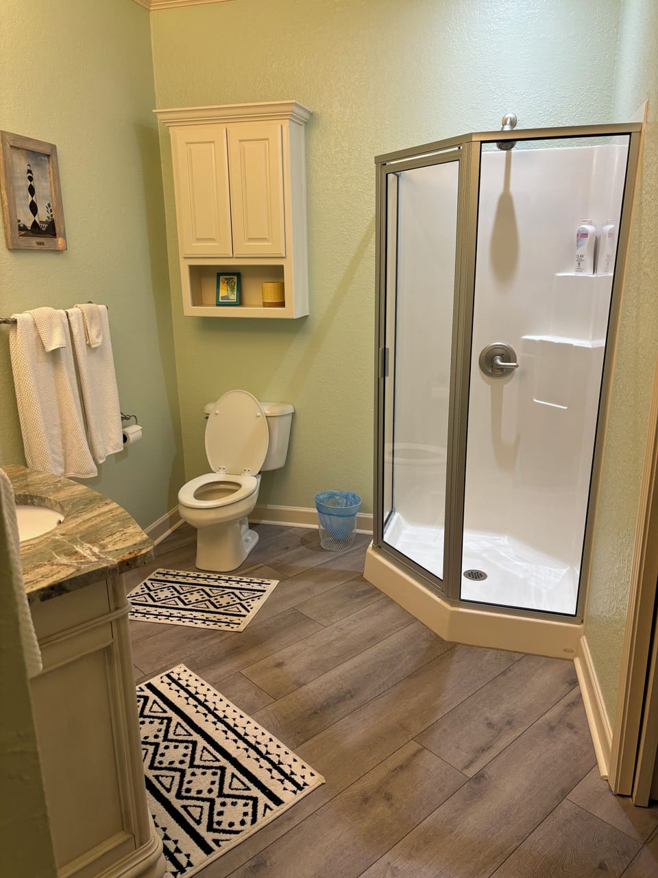 Second bathroom with shower.