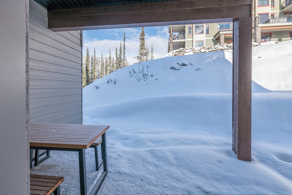 Skiway access from Ski Room

