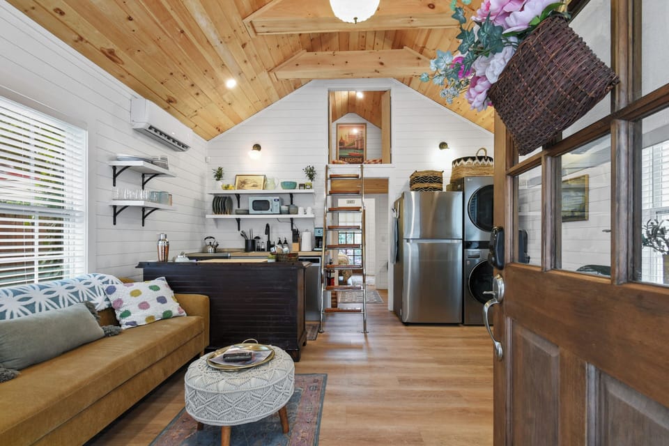 Front door entry view