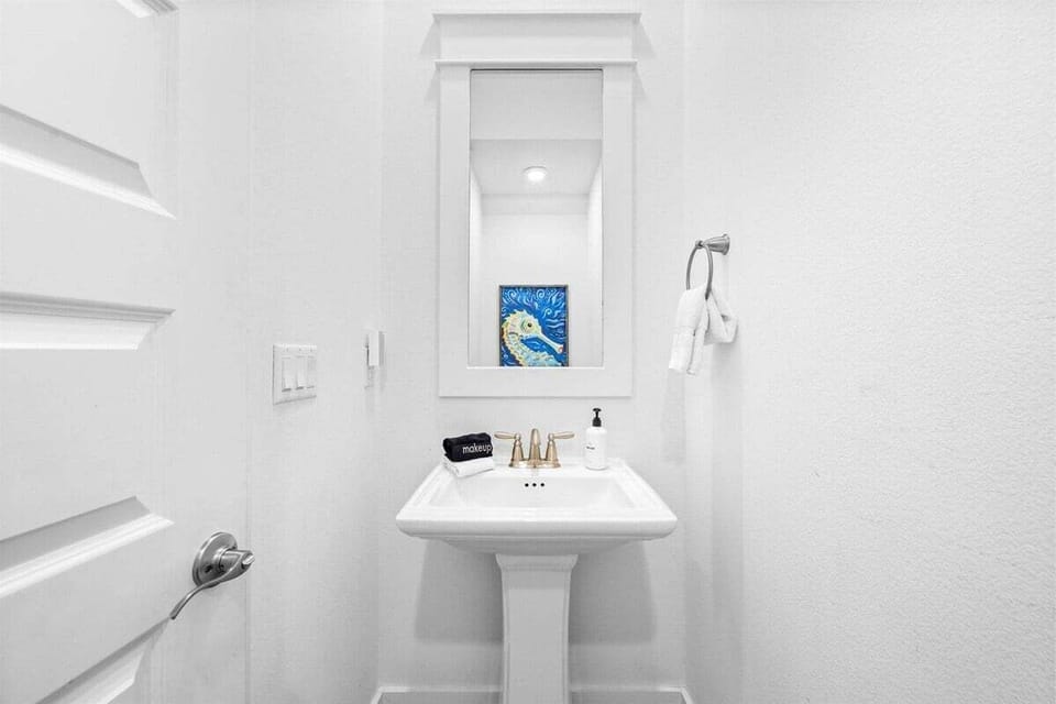 First floor half bath