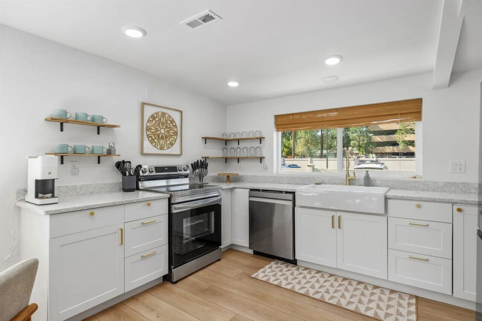 Fully Stocked Kitchen and Coffee Maker