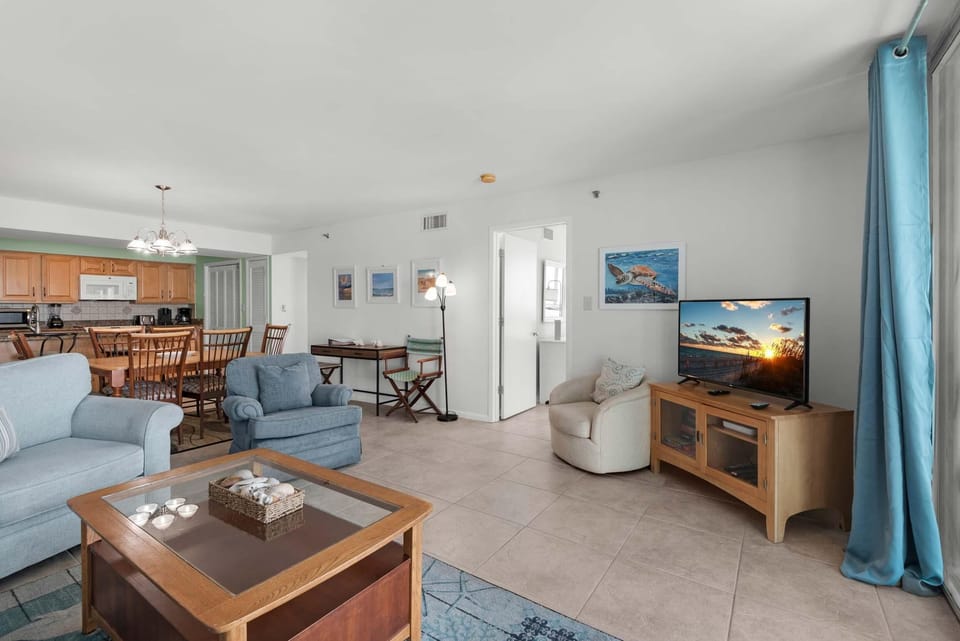 Condo, Multiple Beds (Tristan Towers unit 8C) | Living area | TV
