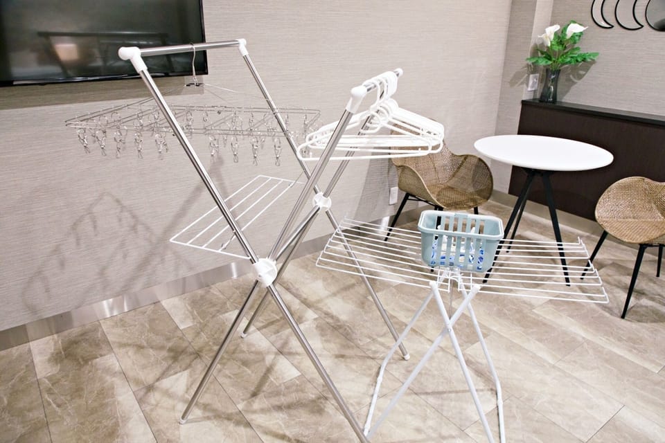 Clothes drying rack etc.
