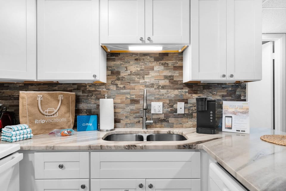 This newly updated kitchen offers all the comforts of home