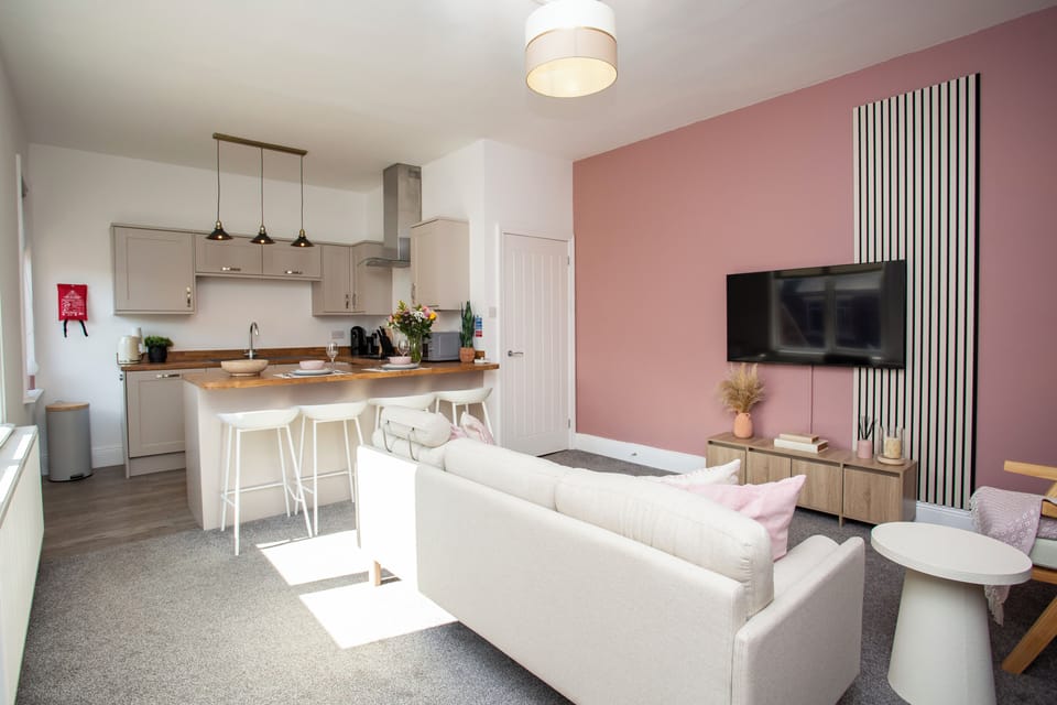 This room is perfect for relaxing after a day of exploring, catching up on your favorite shows, or enjoying quality time with family and friends.