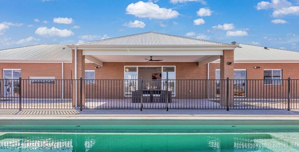Heated in ground pool