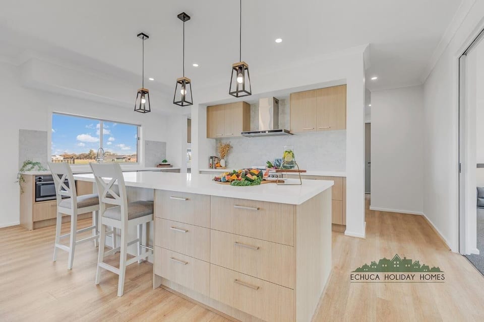 Kitchen and living area