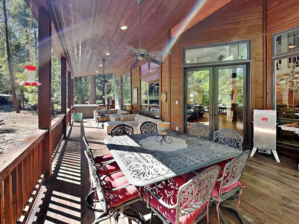 Outdoor Covered Dining Area