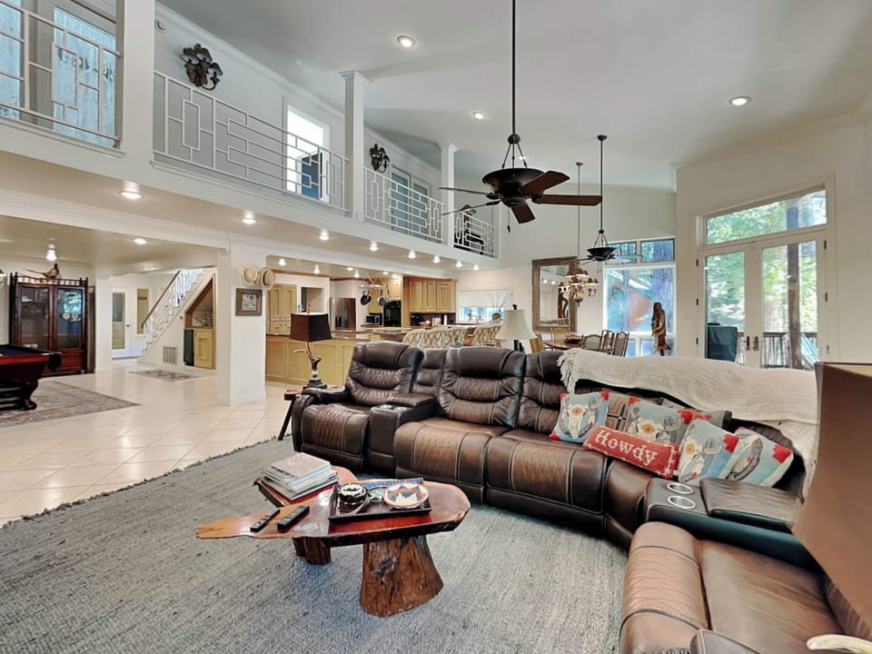 Living Room - Open Layout w/ Kitchen, Dining, & Game Area - First Floor