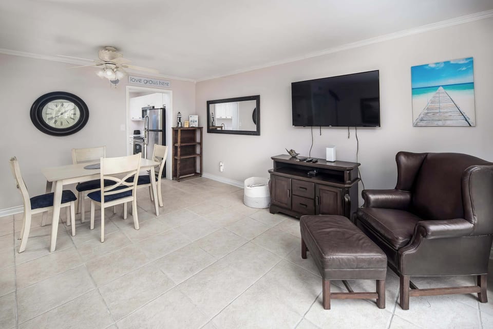 Living area with TV