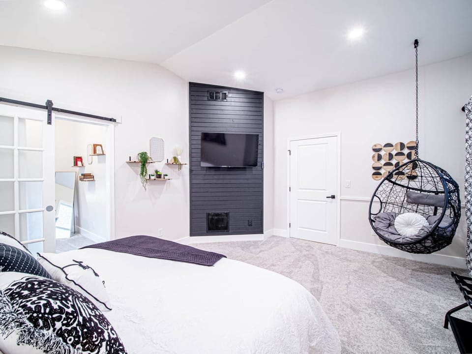 Stylish and Airy Master Bedroom