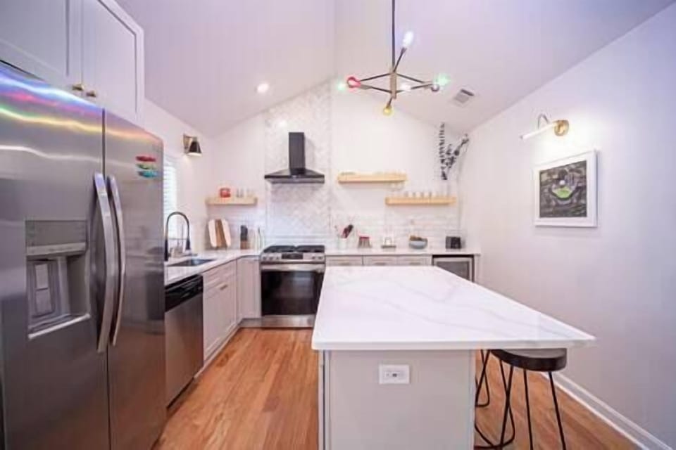 This culinary masterpiece effortlessly blends modern charm with a touch of whimsy.