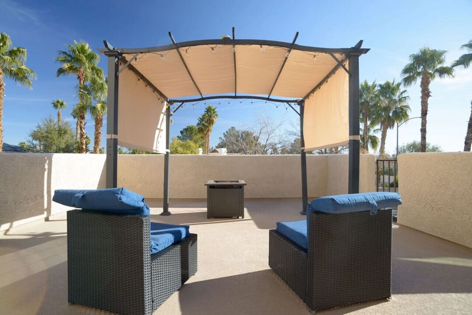 Upstairs Patio Fire Pit