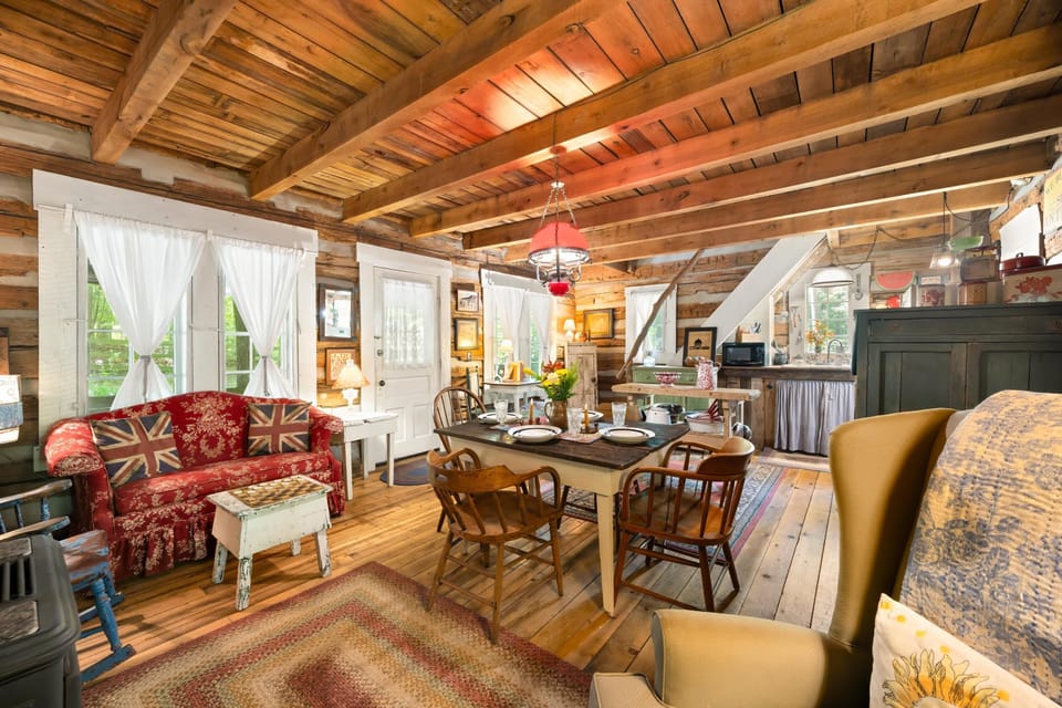 Thoughtfully curated antique decor