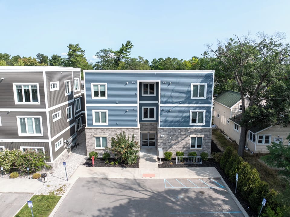 Back of Building & Entrance 