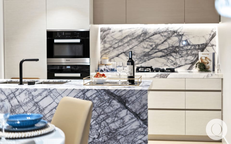 Fully equipped modern kitchen